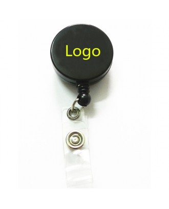 Round Retractable Badge Reel