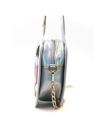 Tequila Bottle Shaped Laser Shoulder Handbag